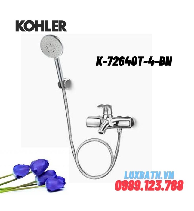 Vòi sen tắm treo tường Kohler SYMBOL K-72640T-4-BN