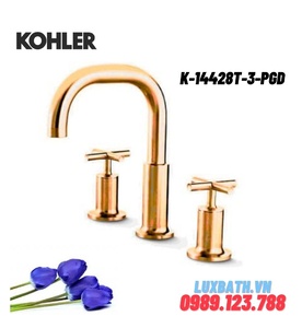Vòi xả bồn tắm gắn bồn Kohler PURIST K-14428T-3-PGD