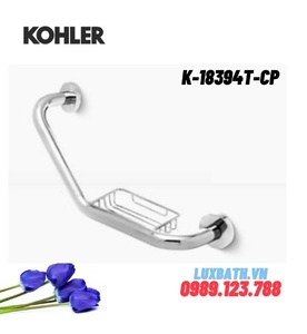 Tay vịn phòng tắm có khay đựng xà phòng Kohler K-18394T-CP