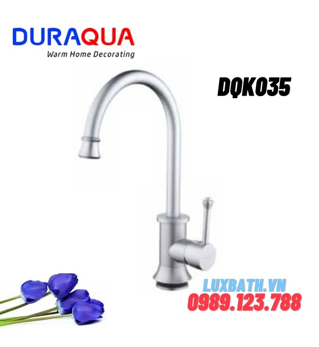 Vòi rửa bát hợp kim nhôm Duraqua DQK035