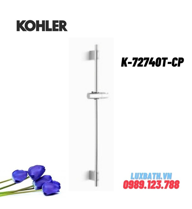 Thanh trượt sen tắm Kohler K-72740T-CP