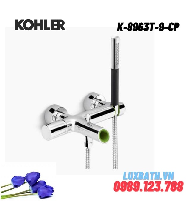 Sen vòi xả bồn tắm gắn tường Kohler TOOBI K-8963T-9-CP