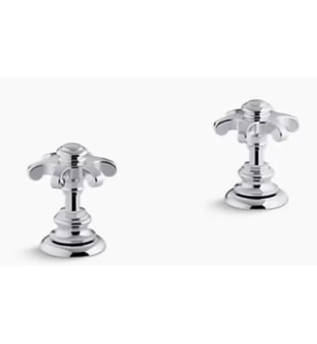 Tay vòi bồn tắm dạng răng cưa chrome bóng Kohler Artifacts K-98068T-3M-CP
