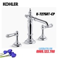 Vòi chậu rửa 3 lỗ Kohler K-76033T-4-CP