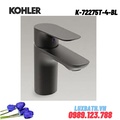 Vòi chậu rửa 1 lỗ Kohler ALEO K-72275T-4-BL màu đen