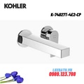 Vòi chậu rửa gắn tường Kohler K-74027T-4E2-CP