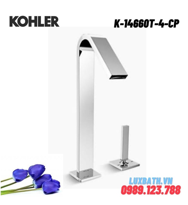 Vòi chậu rửa 1 lỗ Kohler loure K-14660T-4-CP