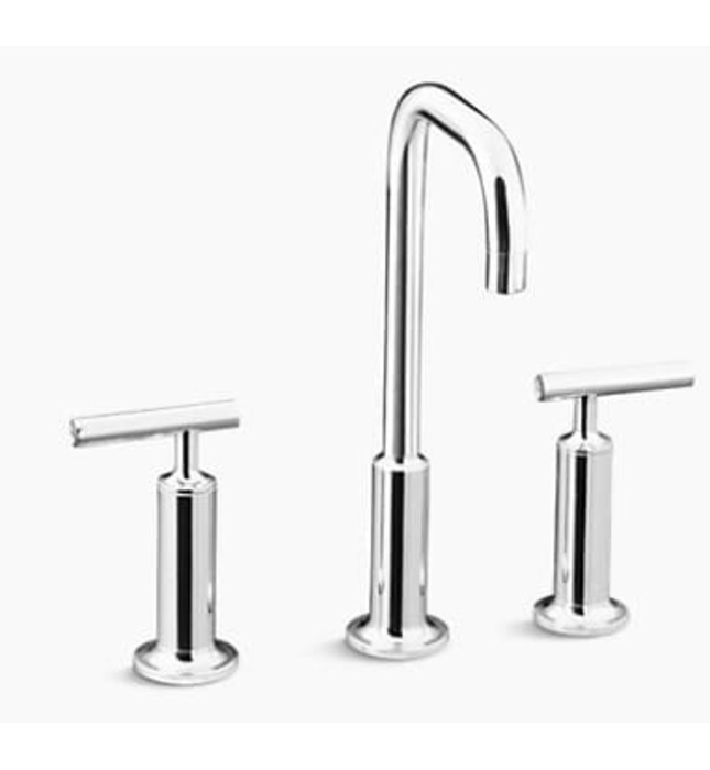 Vòi chậu rửa 3 lỗ Kohler Purist K-14408T-4-CP