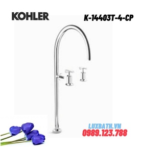 Vòi bồn tắm đặt sàn Kohler K-14403T-4-CP
