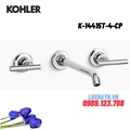 Vòi chậu rửa gắn tường Kohler Purist K-14415T-4-CP