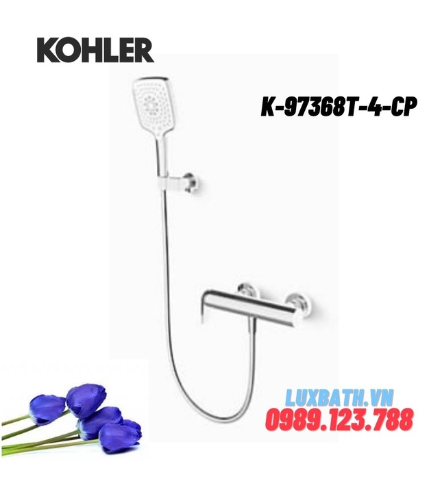 Sen tắm gắn tường Kohler Avid K-97368T-4-CP