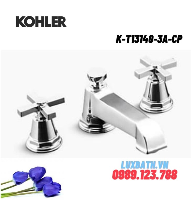 Vòi bồn tắm gắn thành bồn Kohler K-T13140-3A-CP