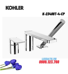 Vòi bồn tắm gắn thành bồn Kohler K-23488T-4-CP