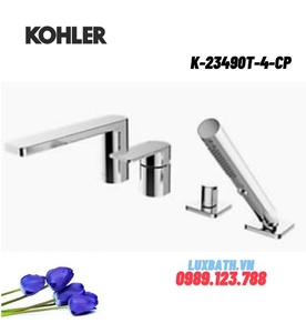 Vòi bồn tắm gắn thành bồn Kohler K-23490T-4-CP