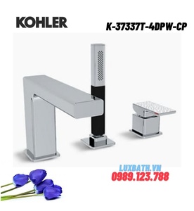 Vòi bồn tắm gắn thành bồn kèm sen cầm tay Kohler K-37337T-4DPW-CP
