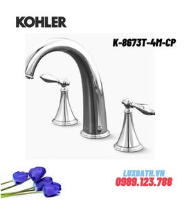 Vòi bồn tắm gắn thành bồn Kohler K-8673T-4M-CP