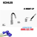Vòi bồn tắm gắn thành bồn kèm sen tay Kohler K-19569T-CP