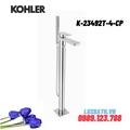 Vòi bồn tắm đặt sàn Kohler K-23492T-4-CP
