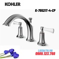Vòi bồn tắm gắn thành bồn Kohler K-75521T-4-CP