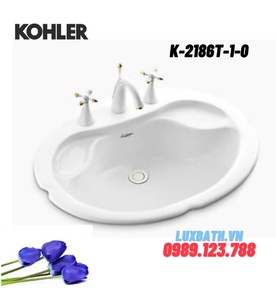 Chậu rửa lavabo dương vành Kohler K-2186T-1-0 (Bỏ mẫu)