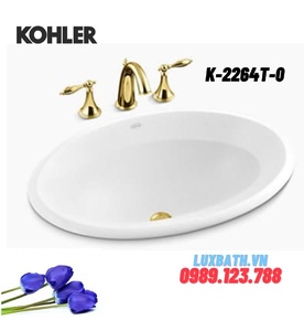 Chậu rửa lavabo dương vành Kohler K-2264T-0