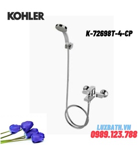 Sen tắm nóng lạnh gắn tường Kohler Archer K-72698T-4-CP