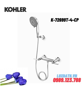 Sen tắm nóng lạnh gắn tường Kohler Archer K-72699T-4-CP