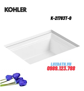 Chậu rửa âm bàn hình chữ nhật Kohler Harken K-21783T-0