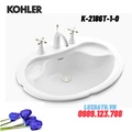 Chậu rửa lavabo dương vành Kohler K-2186T-1-0 (Bỏ mẫu)