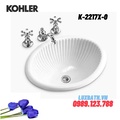 Chậu rửa dương vành hình oval Kohler Linia K-2217X-0