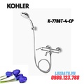 Sen tắm nóng lạnh gắn tường Kohler Purist K-7786T-4-CP