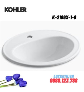 Chậu rửa dương vành 1 lỗ Kohler Pennington K-2196X-1-0