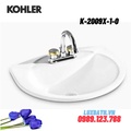 Chậu rửa dương vành 1 lỗ Kohler Folio K-2009X-1-0