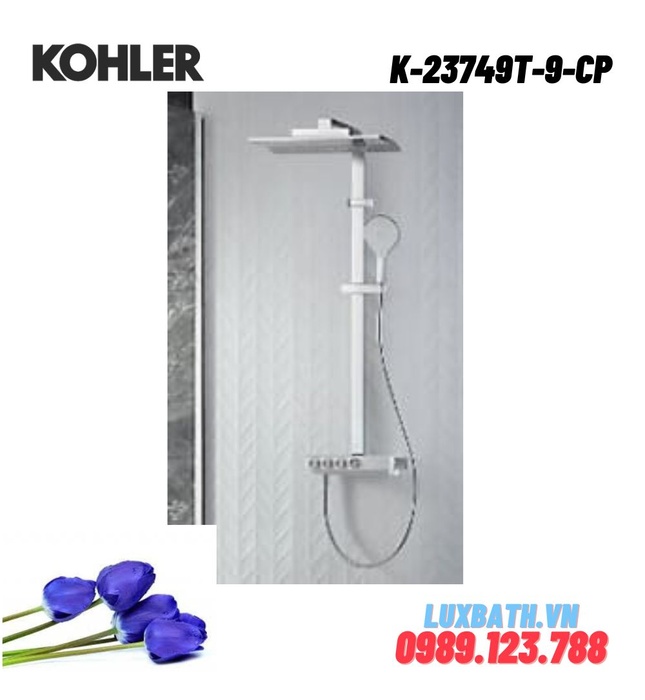 Sen tắm cây nhiệt độ Kohler Urbanity+ K-23749T-9-CP