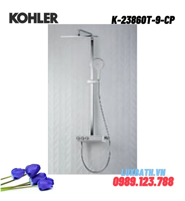 Sen tắm cây nhiệt độ Kohler Urbanity+ K-23860T-9-CP