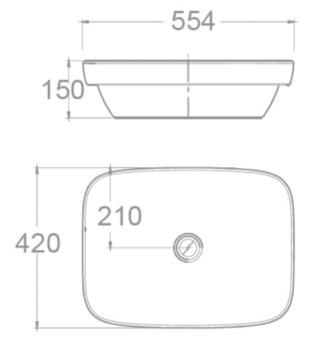 Chậu rửa đặt bàn American Standard WP-F646