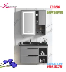 Bộ tủ chậu lavabo Bancoot TC2216 80x50cm