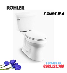 Bồn cầu hai khối nắp êm Kohler K-3499T-W-0