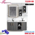 Bộ tủ chậu lavabo gương cảm ứng Bancoot TC2210-100 100x50cm