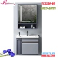 Bộ tủ chậu lavabo Treo Tường Bancoot TC2220-60 600x48cm