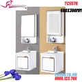 Bộ tủ chậu lavabo gương không cảm ứng Bancoot TC5576 50x36cm