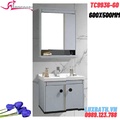 Bộ tủ chậu lavabo gương cảm ứng Bancoot TC9936-60 60x50cm
