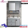 Bộ tủ chậu lavabo gương cảm ứng Bancoot TC9936-80 80x50cm