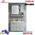 Bộ tủ chậu lavabo Treo Tường Bancoot TC9972-80 80x48cm