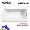 Bồn tắm gang tráng men đặt lòng Kohler K-855T-0 1.6m 