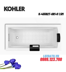 Bồn tắm gang tráng men đặt lòng Kohler K-45592T-GR1-0 1.5M