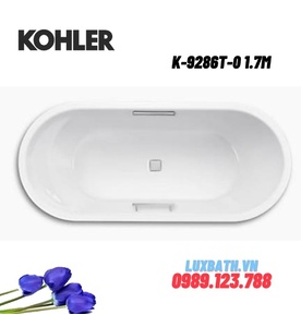 Bồn tắm gang tráng men đặt lòng Kohler K-9286T-0 1.7m