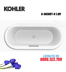 Bồn tắm gang tráng men đặt lòng Kohler K-99309T-0 1.8m
