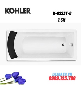 Bồn tắm gang tráng men Kohler K-8223T-0 1.5m 