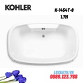 Bồn tắm gang tráng men đặt lòng Kohler K-1454T-0 1.7m